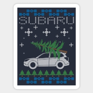 SUBIE FORESTER XMAS Magnet